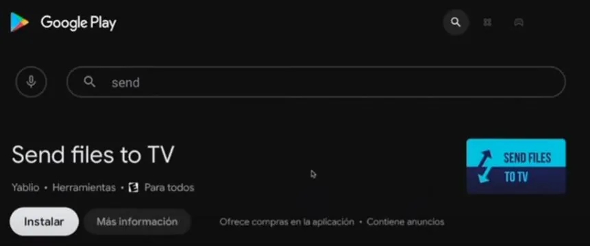 Descargar la aplicación Send files to TV
