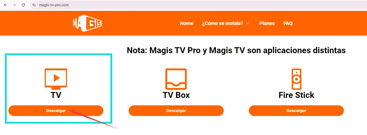 Descargue e instale Magis TV