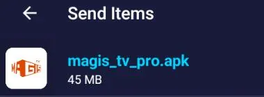 Transfiere el archivo APK a Smart TV(3)